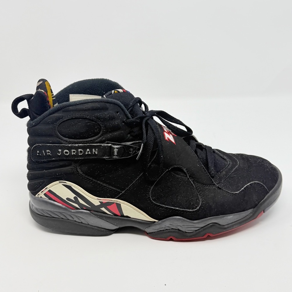 Jordan Kids Black and Red High-Top Sneakers size 11